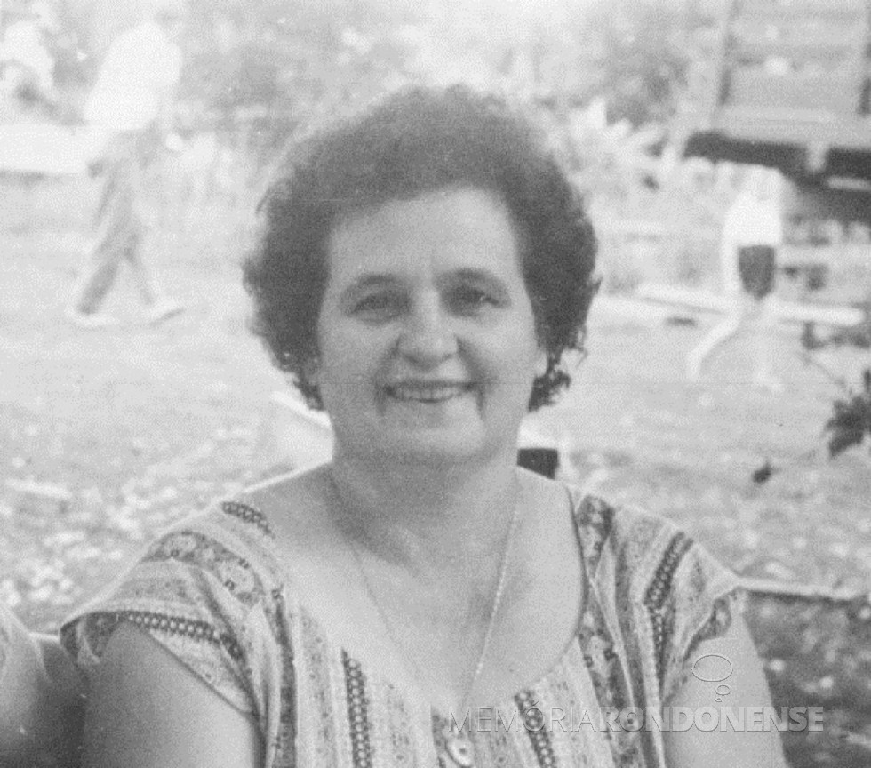 || Pioneira rondonense Amélia Vencatto Feiden, falecida em 9 de setembro de 1973. 
Imagem: Acervo Família Seyboth