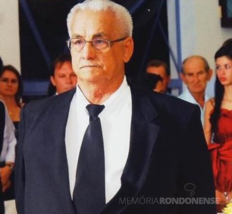 || Pioneiro rondonense Abrelino Smaniotto, falecido em 09 de março de 2013. 
Imagem: Acervo Cirley Smaniotto Fuchs - FOTO 4 -