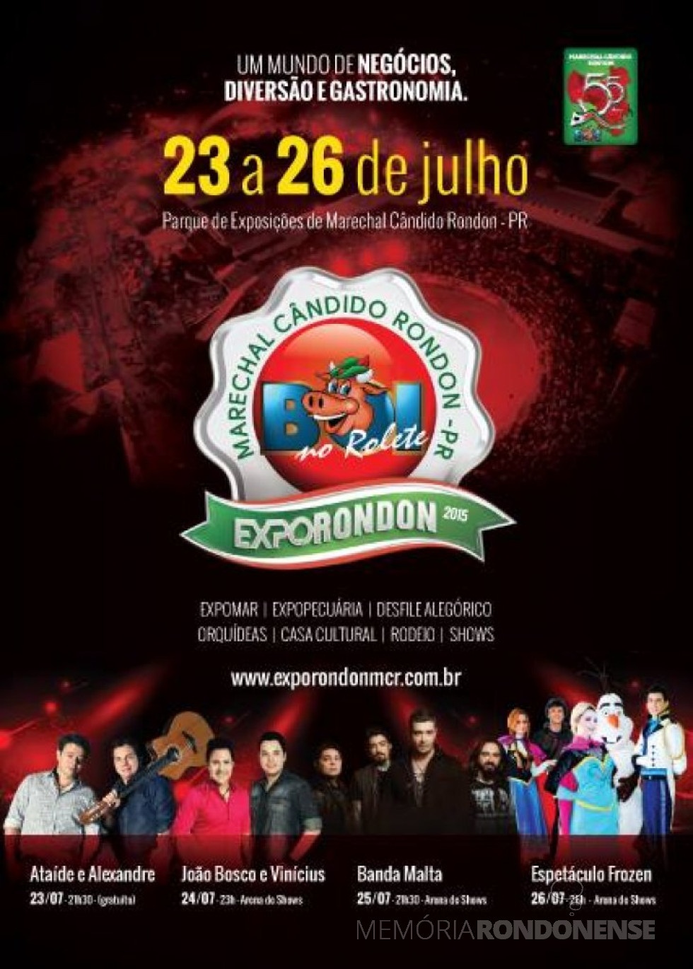 || Cartaz de divulgação da ExpoRondon 2015.
Imagem: Acervo Imprensa - PM-MCR - FOTO 9 -