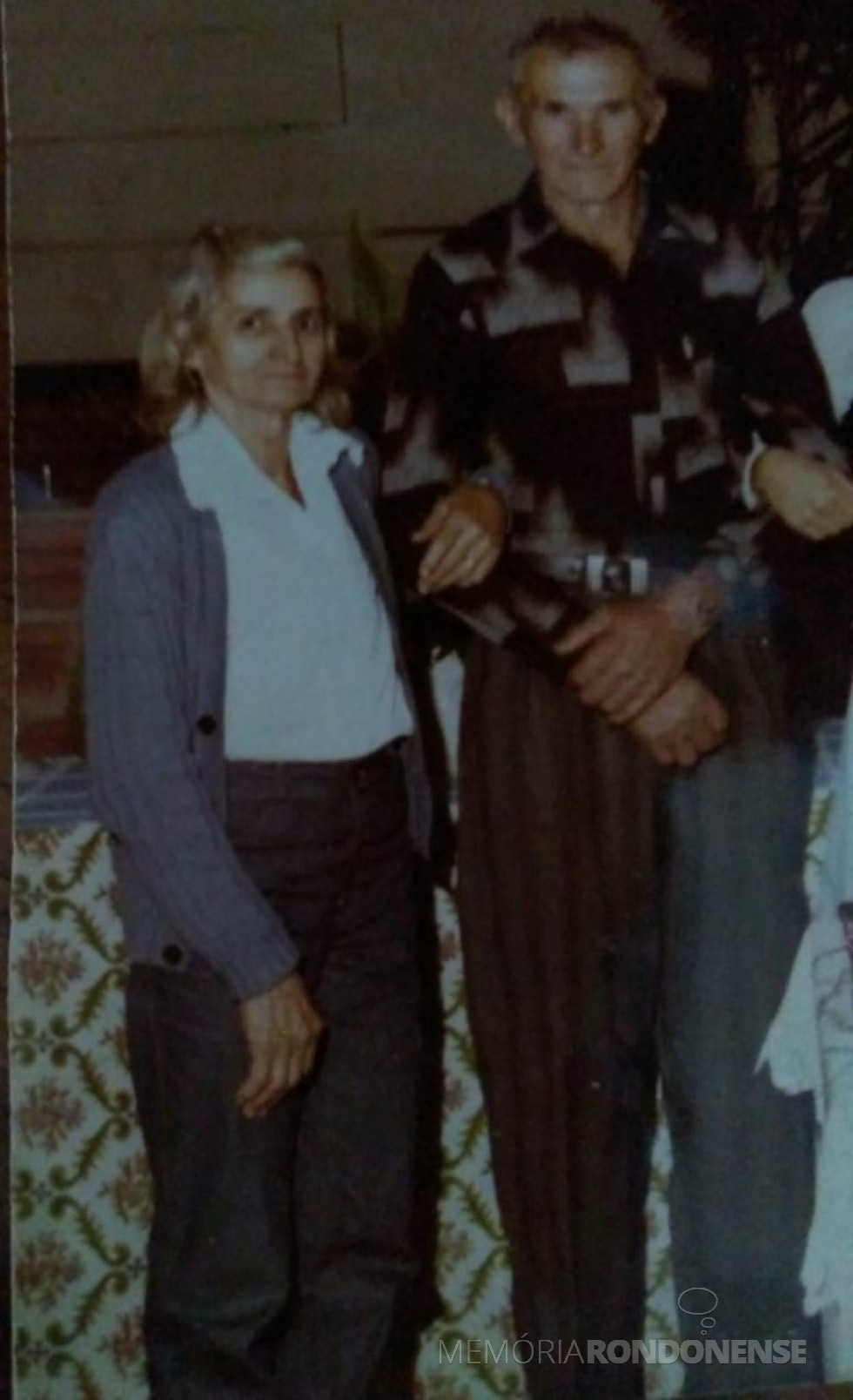 || Casal Azelinda e José Malaguti, ele falecido em 1995.
Imagem: Acervo Lurdes Severlin - FOTO 8 -