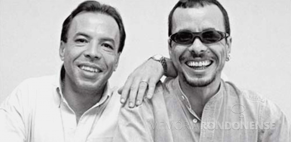 || Dupla sertaneja Chrystian e Ralf que se apresentou em Marechal Cândido Rondon, em julho de 1995.
Imagem: Acervo Musicas TV.com - FOTO 10 -