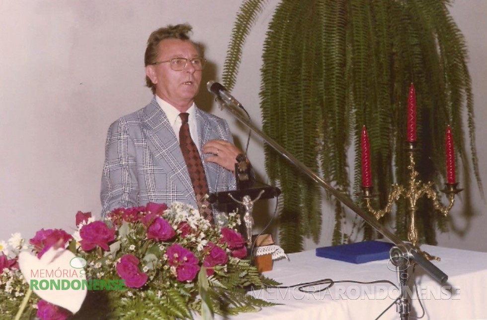 || Pastor Jan Serfas foi o terceiro pastor da Igreja Evangélica Congregacional de Marechal Cândido Rondon. 
Imagem: Acervo da família - FOTO 14 - 