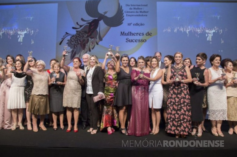 || Comemoração conjunta das mulheres empreendedoras homenageadas na 10ª edição do prêmio