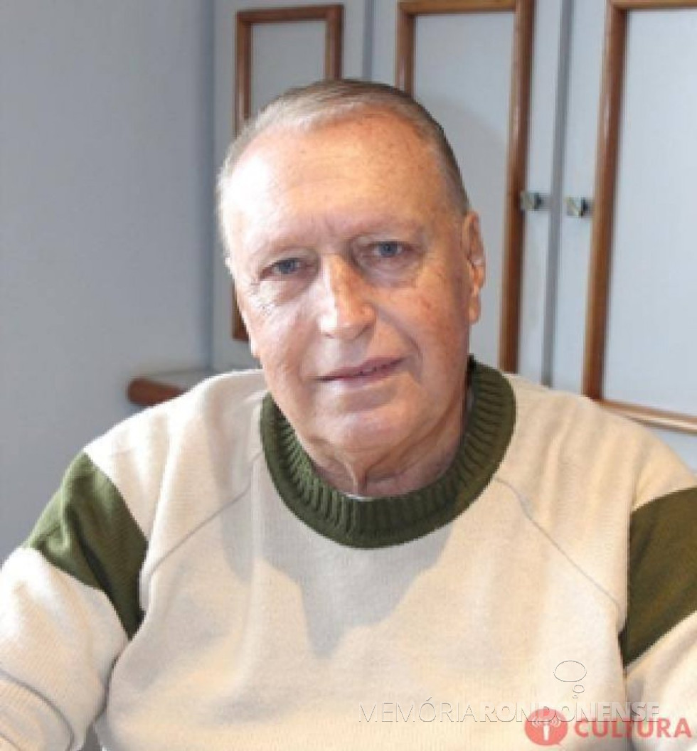 || Empresário do ramo imobiliário e vereador Ariovaldo Luiz Bier. Também presidente do Diretório Municipal do PMDB de Marechal Cândido Rondon, falecido em maio de 2014.
Imagem: Acervo CulturaFoz