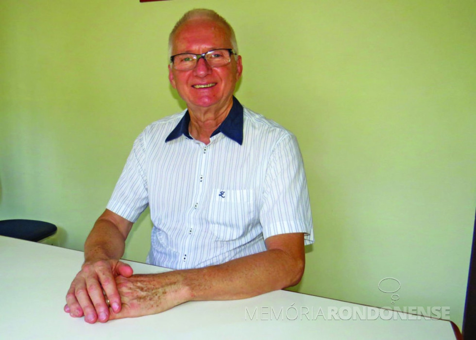 || Reverendo Romildo Reinaldo Wrasse, pastor da Congregação Cristo, de Marechal Cândido Rondon, que se aposentou em final de dezembro de 2018.
Imagem: Acervo O Presente - Crédito: Joni Lang - FOTO 9 -