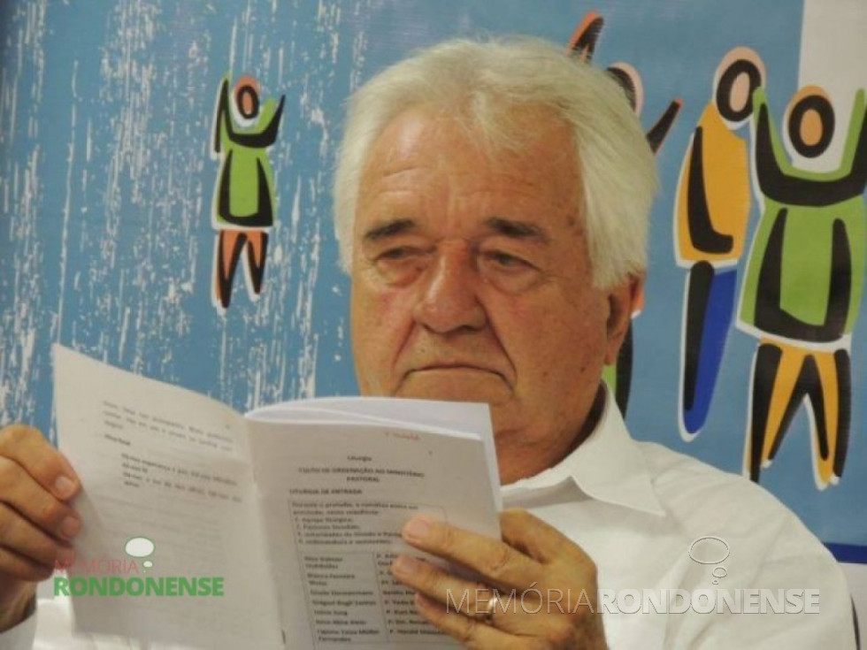 || Pastor Harald Malschitzky, que foi pastor muitos anos junto a Comunidade Martin Luther, de Marechal Rondon e também de Mercedes, que transferiu residência em janeiro de 1969.
Imagem: Acervo IECLB - FOTO 4