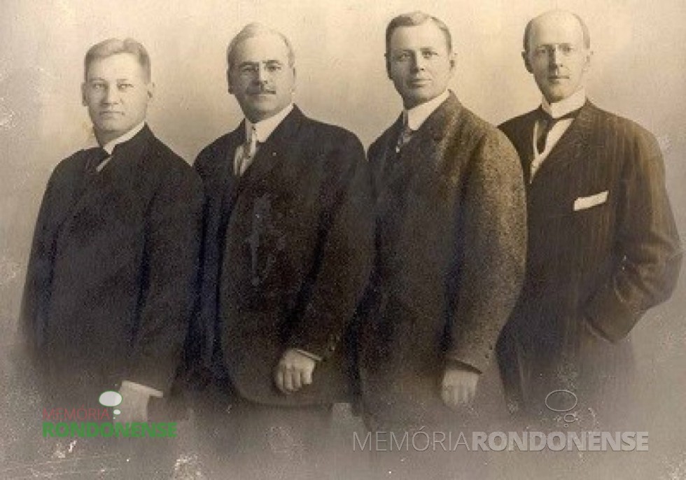 || Os quatro fundadores do Rotary Club Internacional .
Imagem: Arquivo Rotário - FOTO 2  -