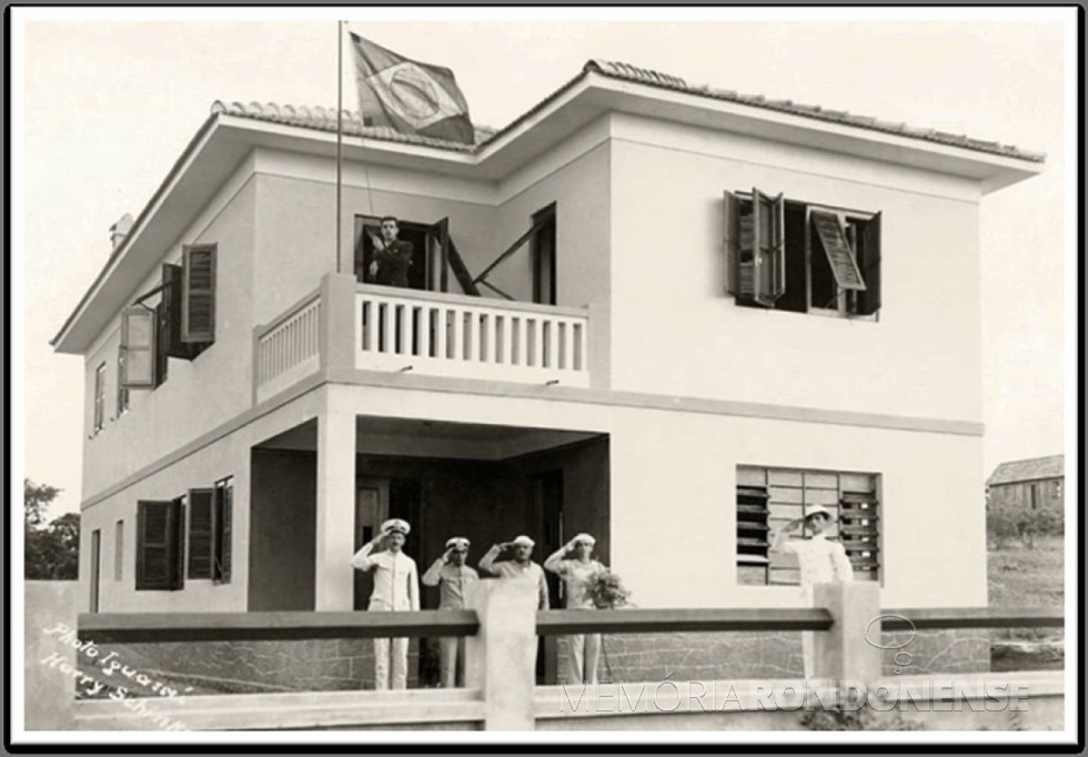 || Delegacia da Capitania dos Portos do Paraná inaugurada em março de 1933. 
Imagem: Acervo Wagner Dias - Foz do Iguaçu - FOTO 3 - 
