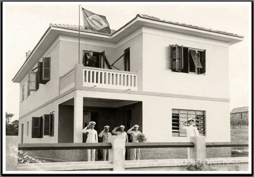 || Delegacia da Capitania dos Portos do Paraná, inaugurada em março de 1933.
Imagem: Acervo Wagner Dias - Foz do Iguaçu - FOTO 3 -