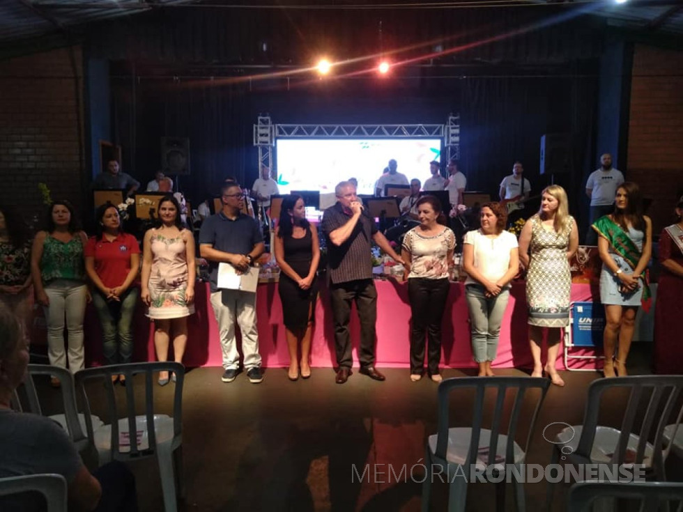 || Vice-prefeito de Marechal Cândido Rondon, Ilário (Ila) Hofstaetter, procedendo a abertura do evento