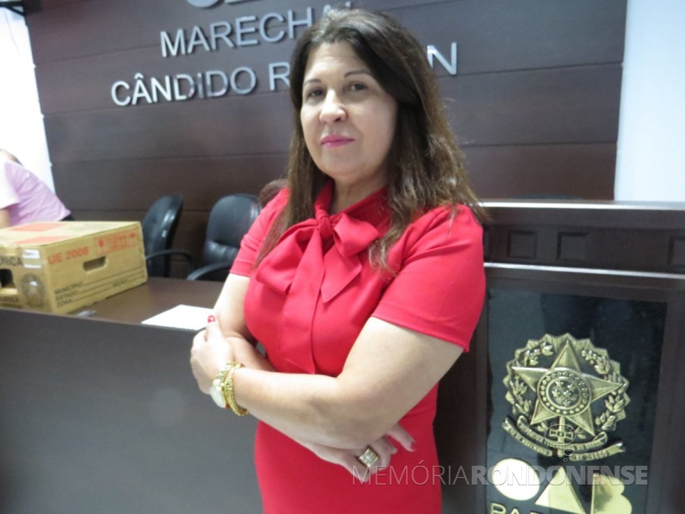 || Advogada Nair Scripchenco Galles eleita presidente da OAB - Marechal Cândido Rondon para o triênio 2019/2021, em novembro de 2018.
Imagem: Acervo O Presente - FOTO 12 - 