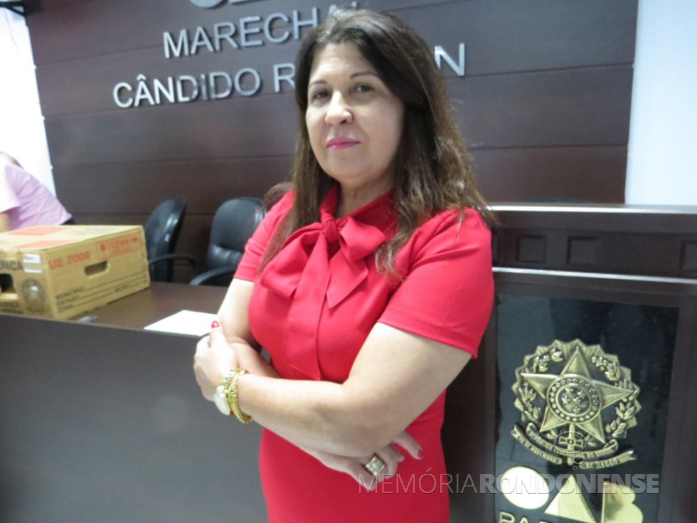 || Advogada Nair Scripchenco Galles eleita presidente da OAB - Marechal Cândido Rondon para o triênio 2019/2021, em novembro de 2018.
Imagem: Acervo O Presente - FOTO 15 -