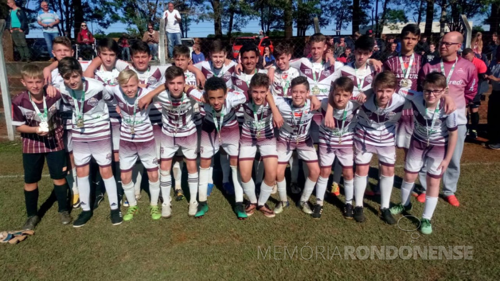 || Equipe de futebol de campo  B do Colégio Luterano Rui Barbosa, campeã  da Fase Municipal dos Jogos Bom de Bola de Marechal  Cândido Rondon, em agosto de 2018. 
Imagem: Acervo Imprensa PM-MCR - FOTO 18 -