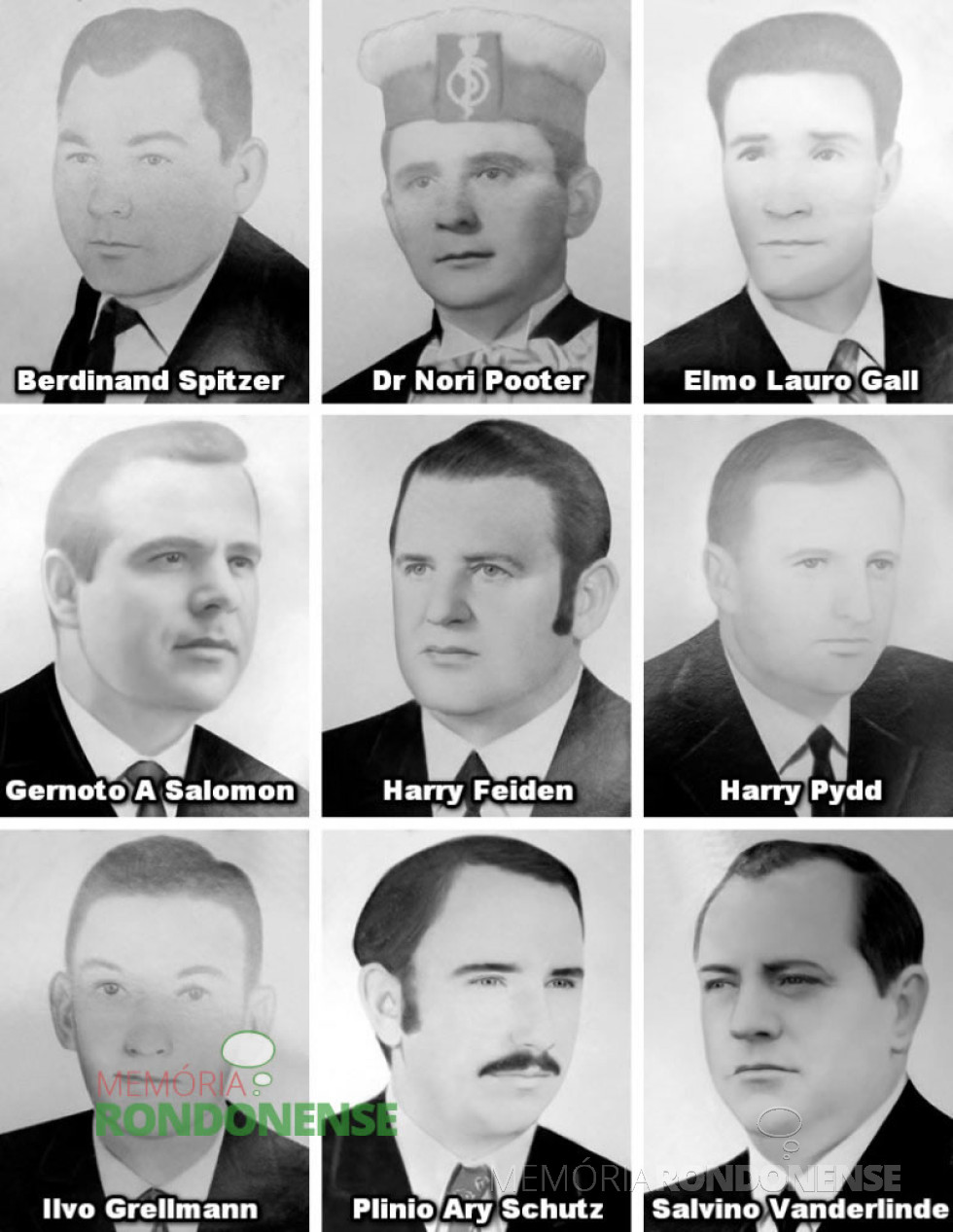 || Vereadores eleitos em 30 de novembro de 1969 e diplomados em dezembro de 1969.
Imagem: Acervo CM-MCR - FOTO 1 _