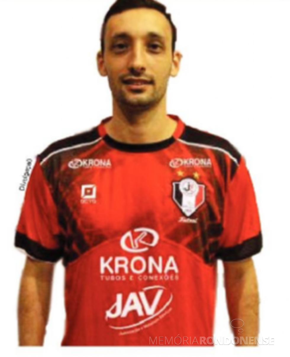 || Jogador Felipe Mello , anunciado pela Copagril Futsal como novo contratado, em final de junho de 2019.
Imagem: Acervo O Presente - FOTO 20 -