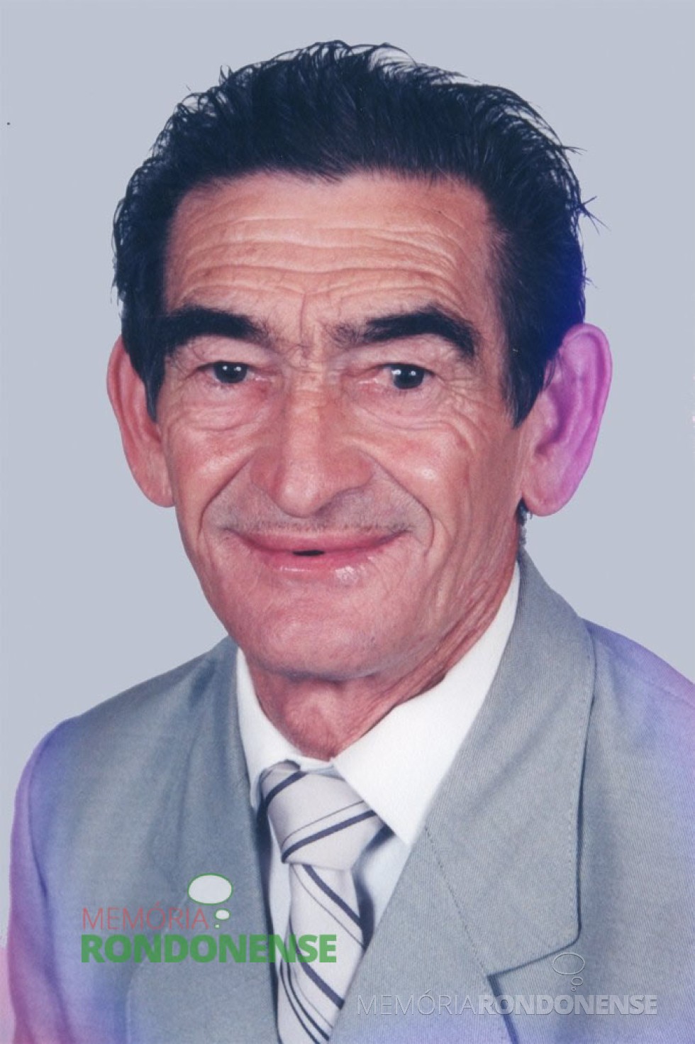 || Pioneiro rondonense da La. São Cristóvão, ex-lider comunitário e ex-vereador Germino Bresolin. 
Imagem: Acervo O Presente - FOTO 1- 