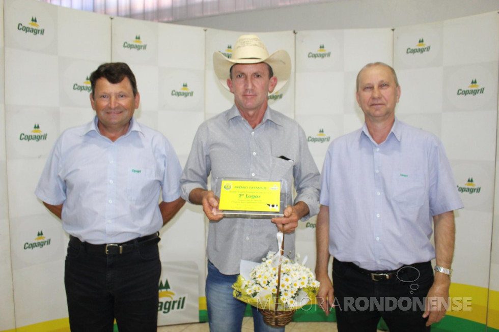 || 2° lugar: Dirceu Bettoni, no Resultado Maior Quantidade de Leite. 
Imagem: Acervo Imprensa Copagril - Crédito: Carina Ribeiro - FOTO 40 -