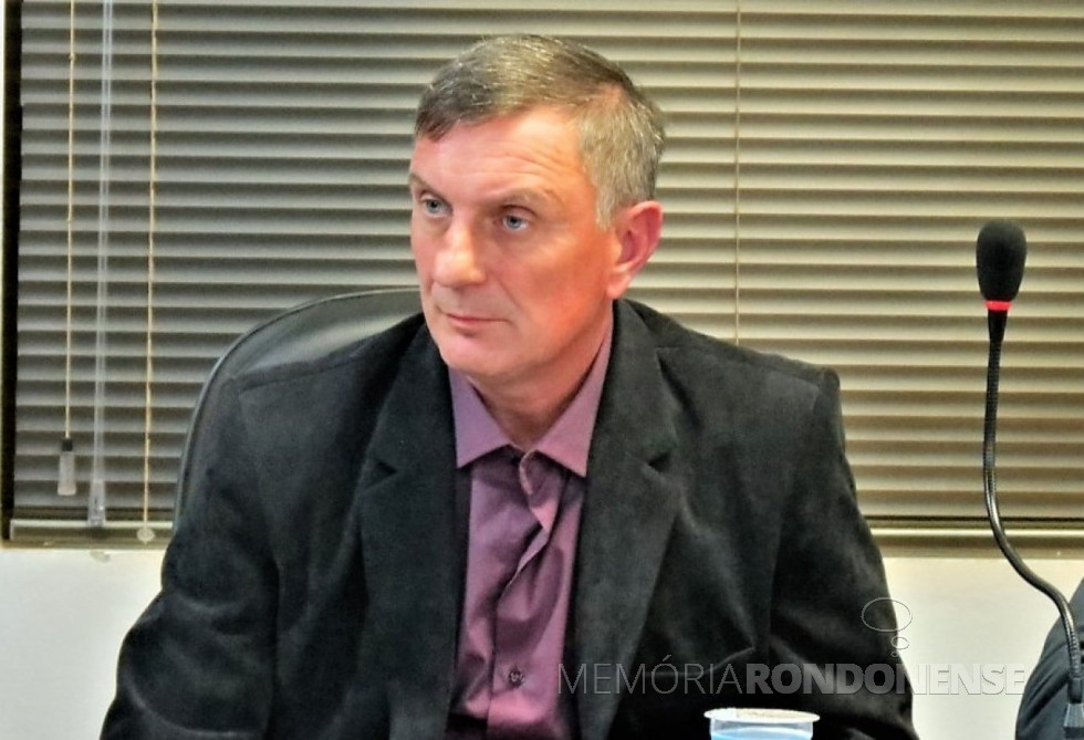 || Suplente de vereador Valdecir Schons (Paleta) que assumiu na Câmara Municipal de Marechal Cândido Rondon, em junho de 2019.
Imagem: Acervo AquiAgora.net - FOTO 13 -