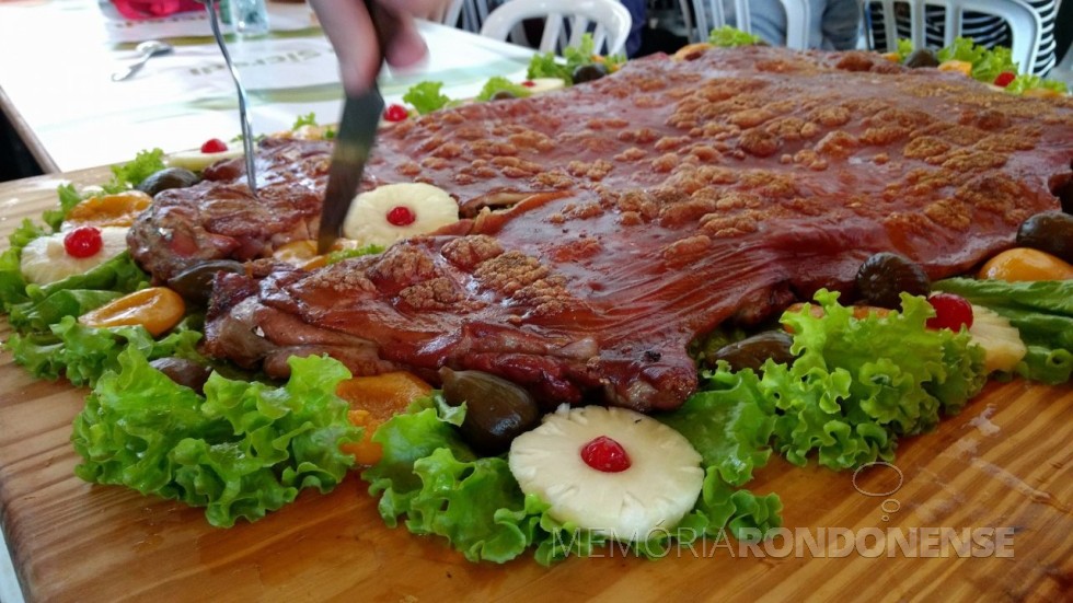 || Um dos pratos apresentados na na Festa Leitão à Marechal 2017. 
Imagem: Acervo Jean Michel Laureth - FOTO 23 - 