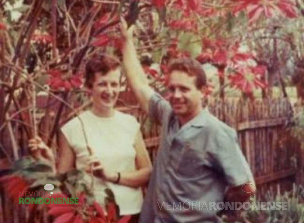 || Pastor Hilmar Fürstenau e esposa Úrsula, segundo pastor da Primeira Igreja Batista de Marechal Cândido Rondon. Imagem: Acervo PIBRondon