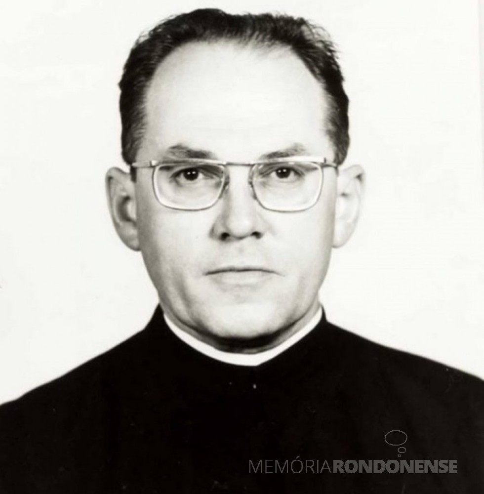 || Padre Hans Lamprecht que foi pároco da Matriz Católica Sagrado Coração de Jesus, de 1977 a 1981 Imagem: Acervo do rondonense  Miguel Fernandes Reichert  - FOTO 1 –
