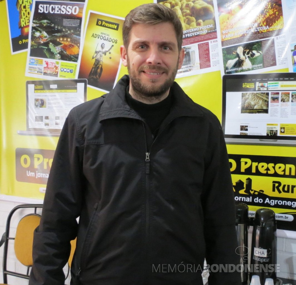 || Empresário rondonense Leandro Krause, coordenador do