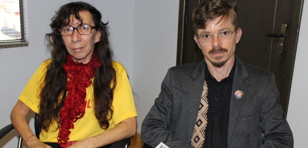 || Ana Maria de Carvalho e Luciano Egidio Palagano candidatos a deputado estadual e a deputado federal, respectivamente, pelo PSOL de Marechal Cândido Rondon, nas eleições de 2018. 
Imagem: Acervo O Presente - FOTO 22 -