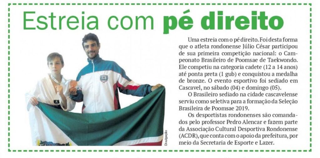 || Atleta Júlio César,  medalhista de bronze junto com  o técnico Pedro Alencar, em agosto de  
Imagem: Acervo O Presidente - FOTO 15 -