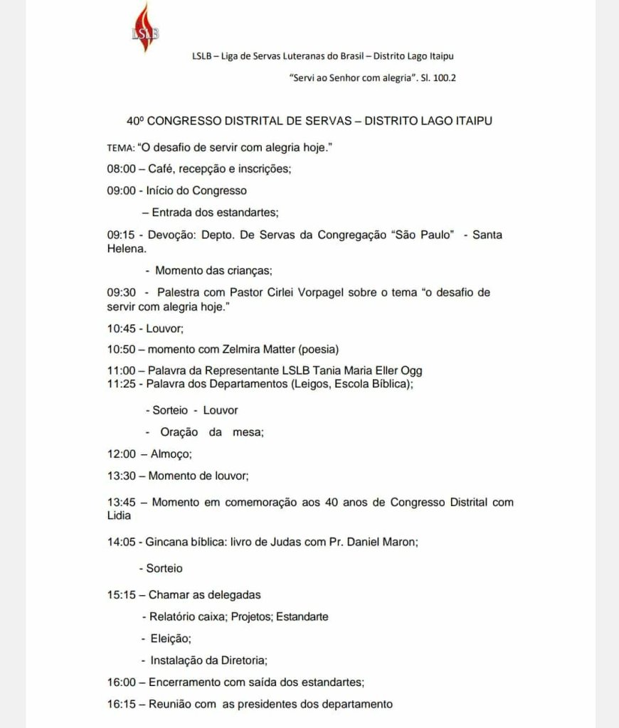 || Programação do 40º Congresso ...
Imagem: Acervo da rondonense Marli Link Graff - FOTO 21 -