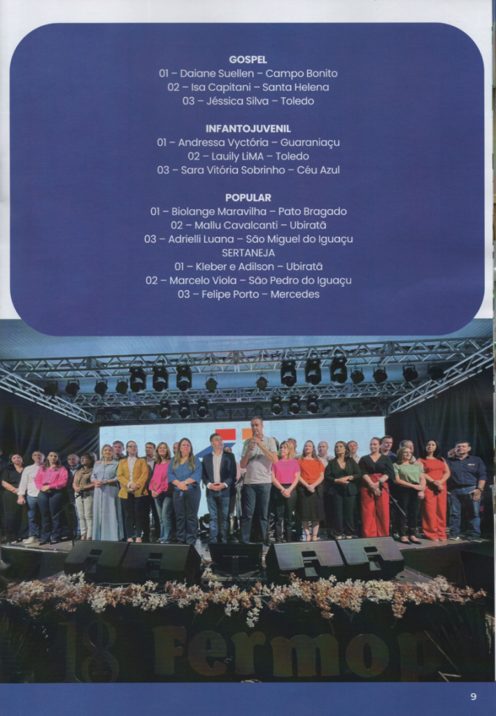 || Destaque da Revista AMOP sobre as classificações finais do FERMOP 2023, em final de setembro de 2023.
Imagem: Acervo do informativo citado - FOTO 27 -