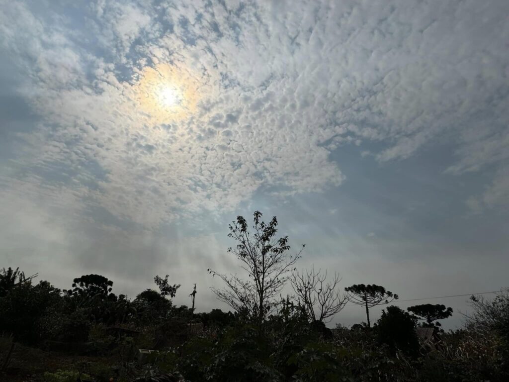 || Começo da manhã na região da cidade de Cascavel (PR), em 04 de agosto de 2024.
Imagem: Acervo e crédito de Aílton Santos / Tarobá Cascavel / Facebook - FOTO 26 -