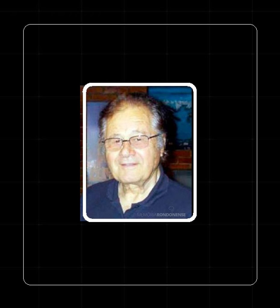 || Rubens Stresser, primeiro vereador de Quatro Pontes, na primeira legislatura do município de Toledo, falecido em julho de 2011.
Imagem: Acervo Tecnigran - FOTO 43 -