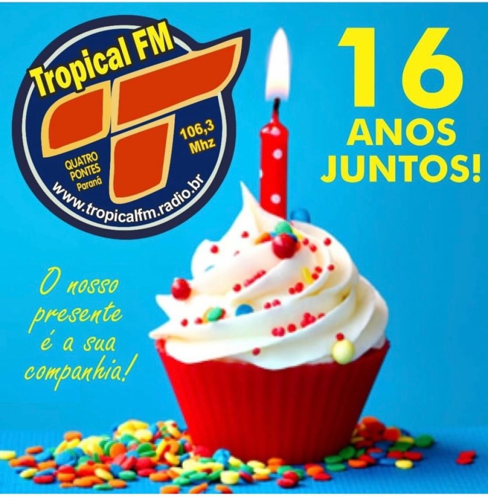 || Dístico comemorativo ao 16º aniversário do município de Quatro Pontes. 
Imagem: Acervo de Afonso Francener - FOTO 44 -