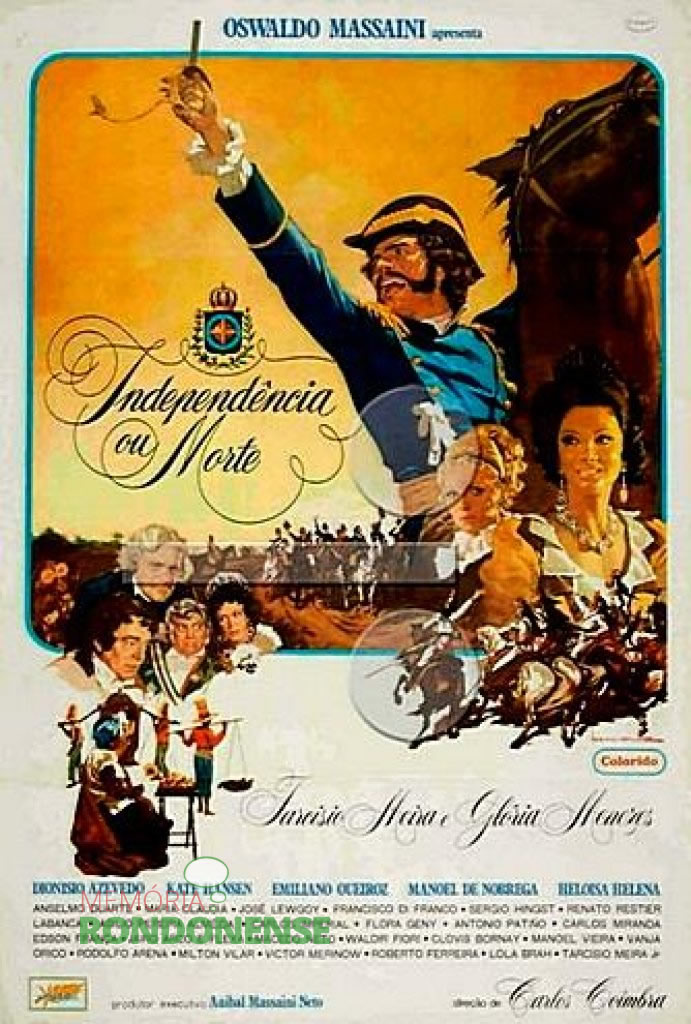 Cartaz do filme nacional “Independência ou Morte”. 
Imagem: Acervo Wikipédia