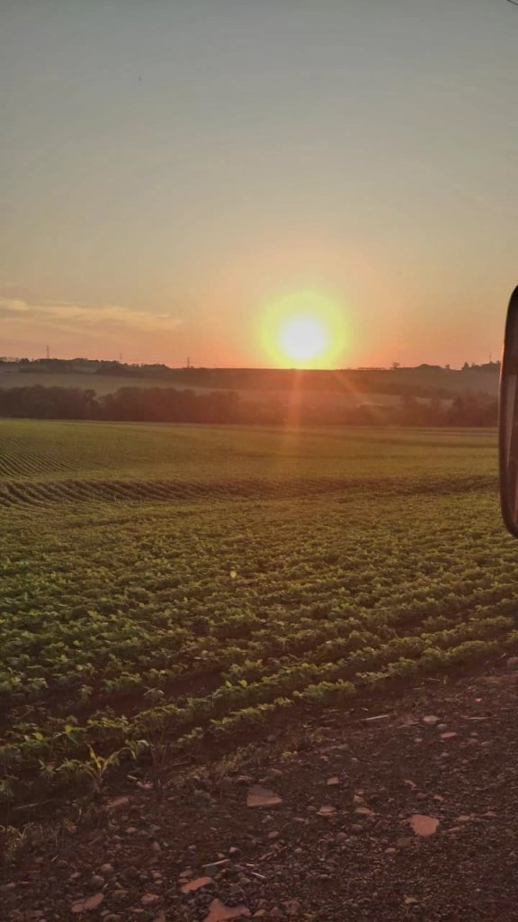 || Pôr do sol em Marechal Cândido Rondon, em 15 de outubro de 2025, clicado desde a Linha Perdigão, distrito de Novo Horizonte, pelo rondonense Edilson Favarin - FOTO 24 -